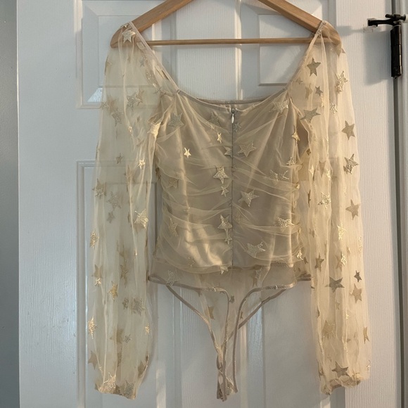 Le Lis Mesh Star Bodysuit - Picture 5 of 5